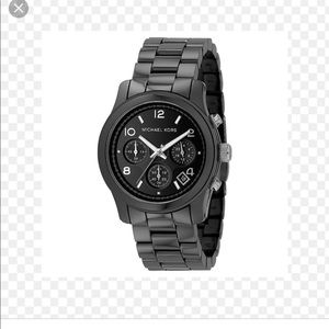 ⌚️Michael Kors Watch Black/silver ⌚️